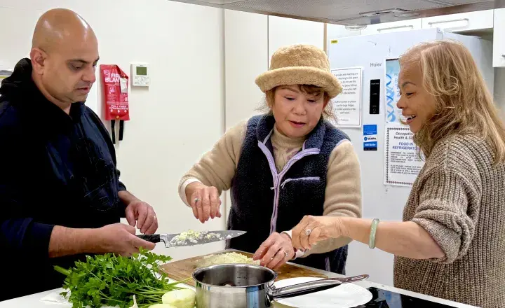 Cooking session