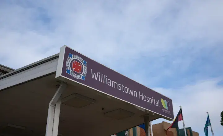 Williamstown Hospital external sign 